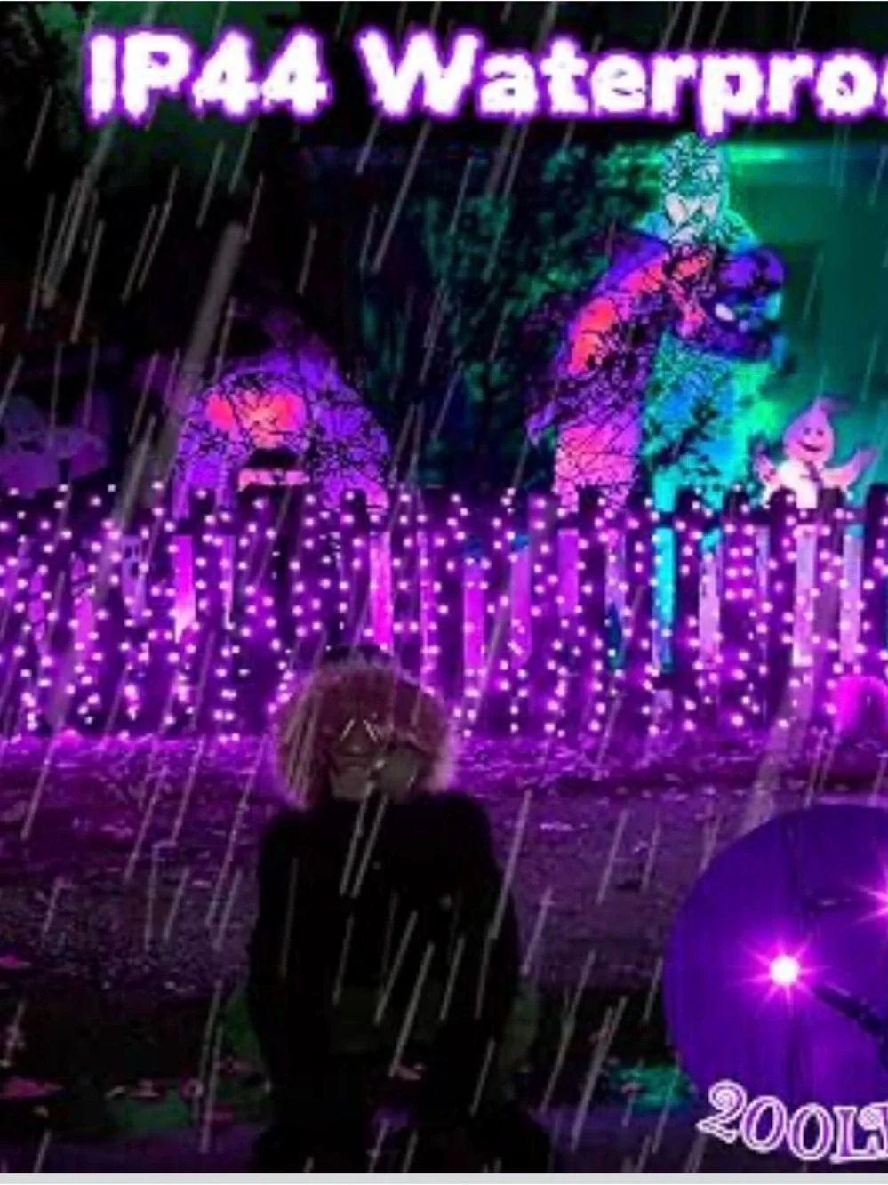🎵 🎶Musical, Purple, LED String Lights for Home Party Decorations🎵🎶